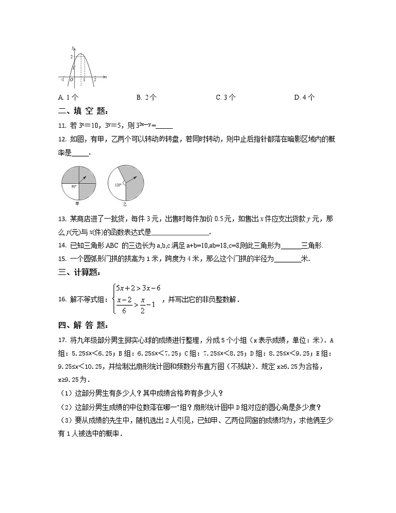 2022-2023学年天津市中考数学专项提升仿真模拟试题（一模二模）含解析03