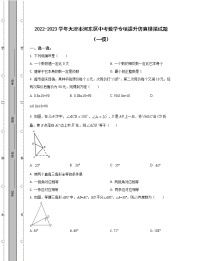 2022-2023学年天津市河东区中考数学专项提升仿真模拟试题（一模二模）含解析