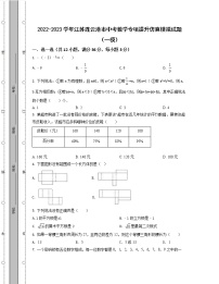 2022-2023学年江苏连云港市中考数学专项提升仿真模拟试题（一模二模）含解析