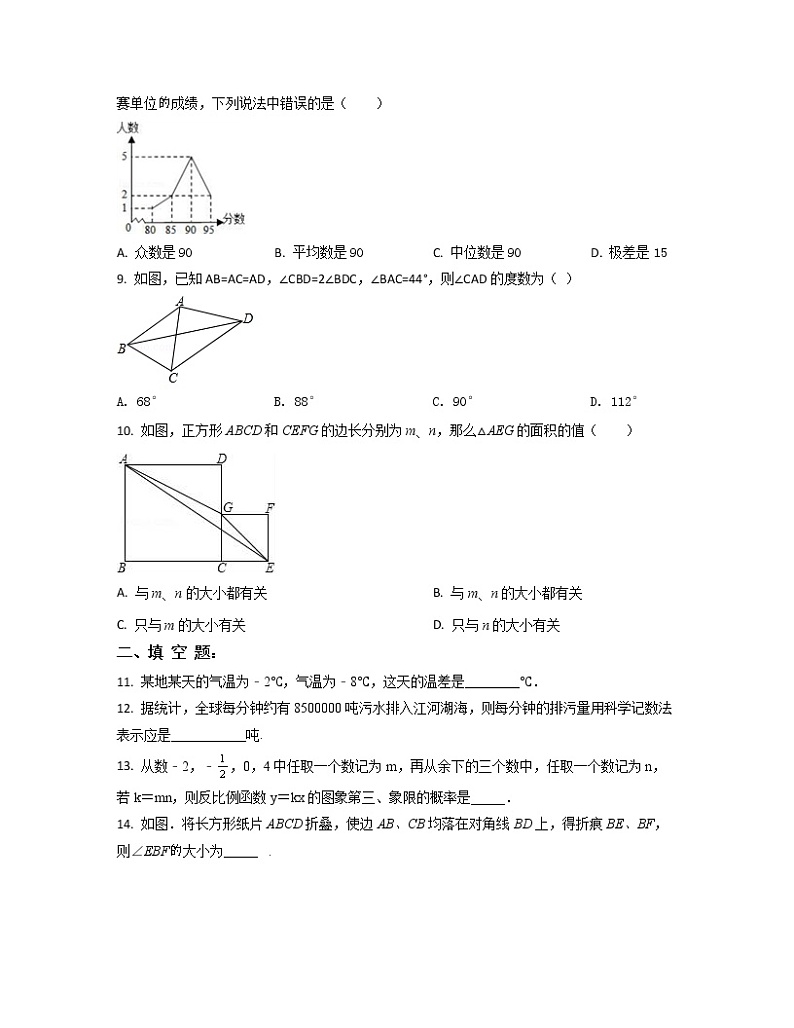 【中考数学】2022-2023学年湖北省武汉市专项突破仿真模拟试卷（一模二模）含解析02
