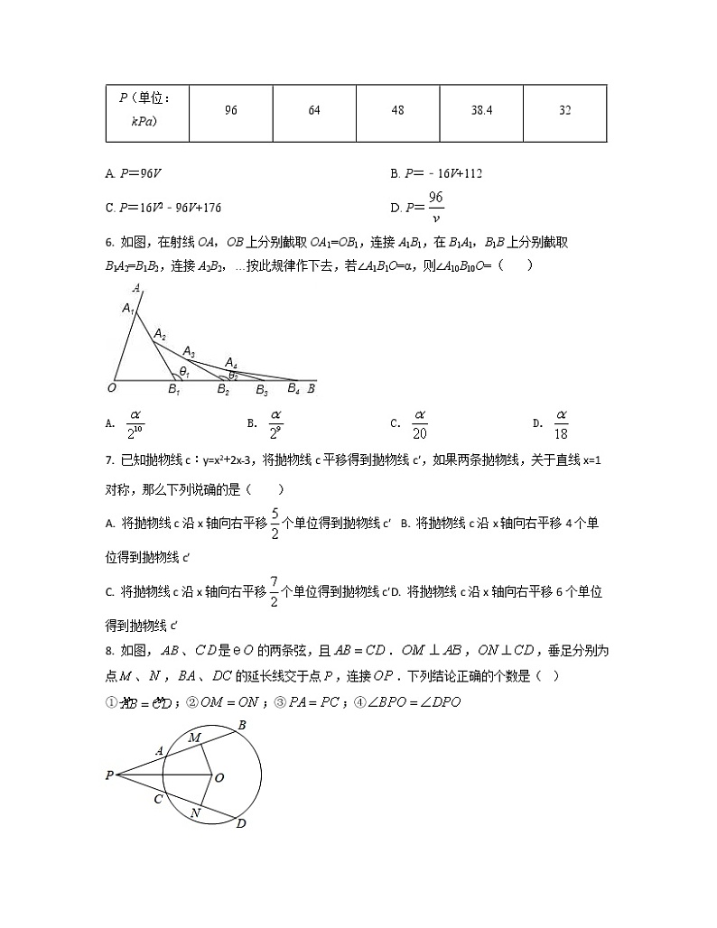浙江省衢州市2022-2023学年中考数学专项提升仿真模拟卷（一模二模）含解析02
