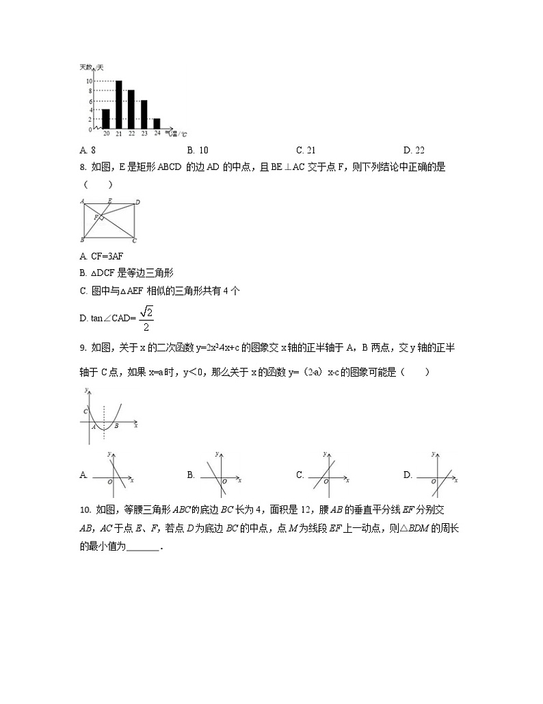 2022-2023学年浙江省宁波市中考数学专项突破仿真模拟卷（一模二模）含解析第2页