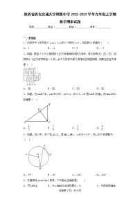 陕西省西安交通大学附属中学2022-2023学年九年级上学期数学期末试题