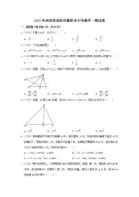 2023年河南省洛阳市偃师市中考数学一模试卷