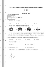 2022-2023学年山东省德州市中考数学专项提升仿真模拟卷（一模二模）含解析