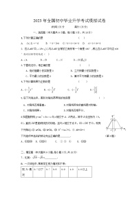 2023年全国初中毕业升学考试模拟试卷（三）