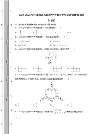 2022-2023学年北京市东城区中考数学专项提升仿真模拟卷（4月5月）含解析