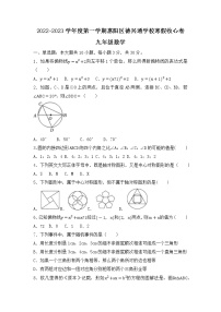 广东省惠州市德兴通中英文学校2022-2023学年九年级下学期开学考试数学试题