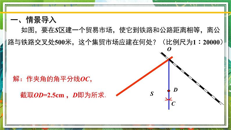 北师大版数学八年级下册 1.4.1角平分线（第1课时） 课件02