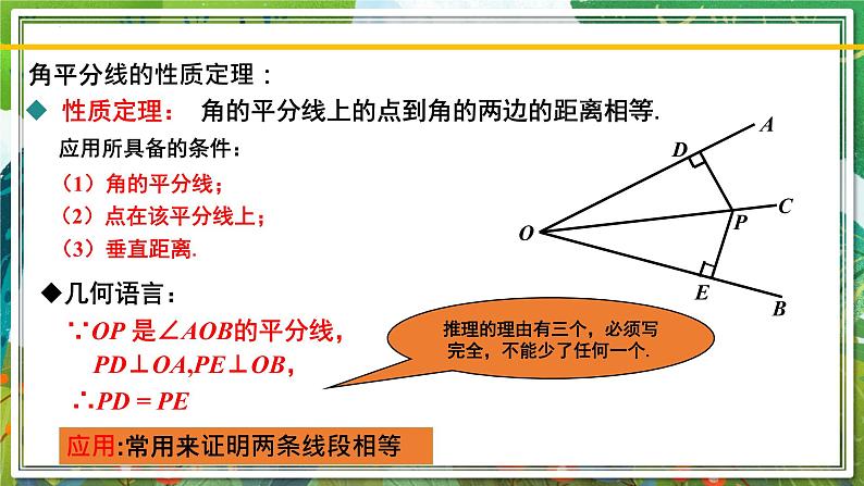 北师大版数学八年级下册 1.4.1角平分线（第1课时） 课件05