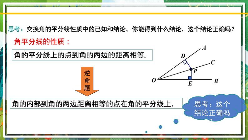 北师大版数学八年级下册 1.4.1角平分线（第1课时） 课件06