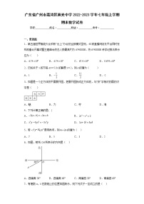 广东省广州市荔湾区真光中学2022-2023学年七年级上学期期末数学试卷