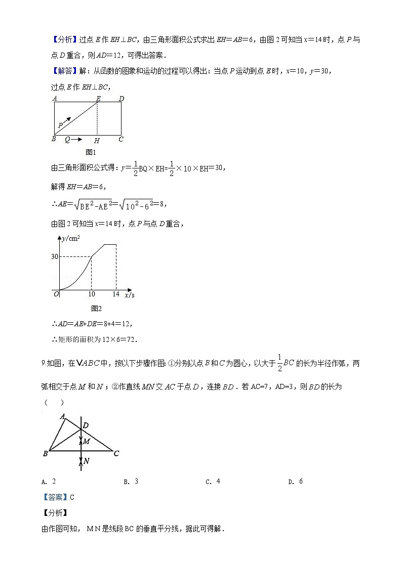 初中数学中考复习 2022年中考热身模拟试卷数学（六）答案第3页