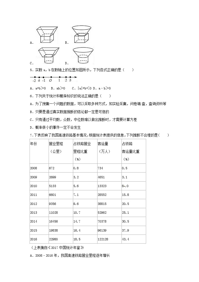 初中数学中考复习 北京市通州区2019年中考数学第三次模拟练习试题第2页