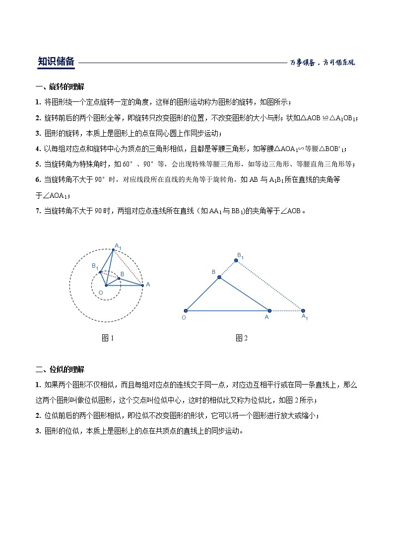 初中数学中考复习 第02讲 旋转问题专题-2020年中考数学《二轮冲刺核心重点难点热点15讲》(全国通用)解析版02