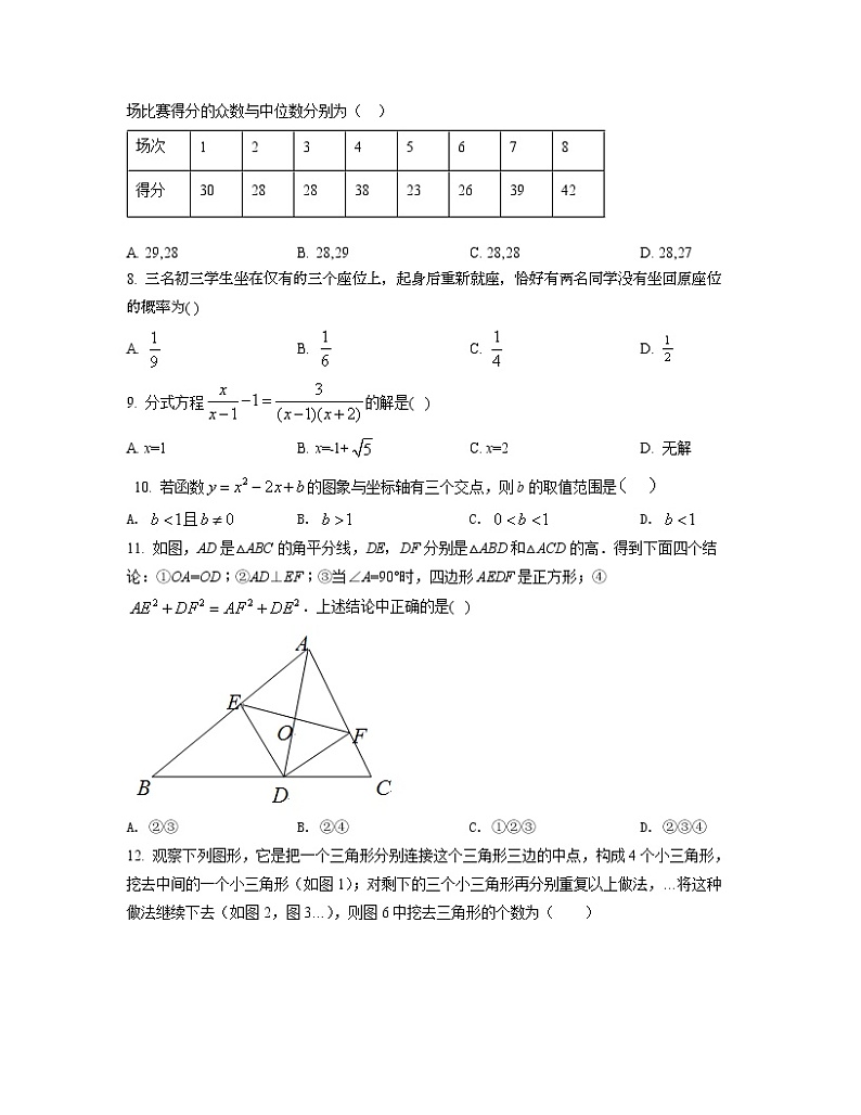 2022-2023学年北京市房山区中考数学专项突破仿真模拟卷（一模二模）含解析02