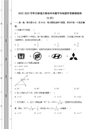 2022-2023学年吉林省吉林市中考数学专项提升仿真模拟卷（3月4月）含解析