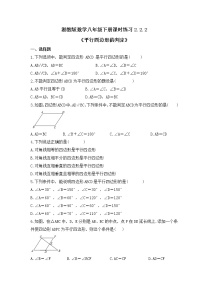 湘教版八年级下册2.2.2平行四边形的判定精品当堂达标检测题