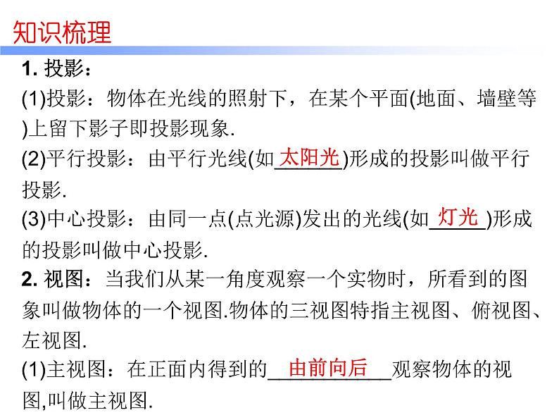 初中数学中考复习 高分攻略数学第一部分第七章课时30课件PPT第5页