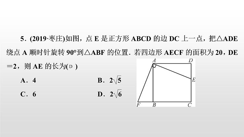 初中数学中考复习 第27讲　正方形课件PPT05