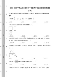 2022-2023学年天津市红桥区中考数学专项提升仿真模拟试题（3月4月）含解析