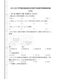 2022-2023学年湖北省宜昌市中考数学专项提升仿真模拟试题（3月4月）含解析