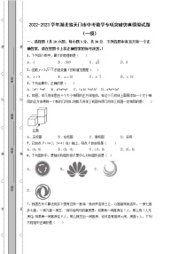 2022-2023学年湖北省天门市中考数学专项突破仿真模拟试题（一模二模）含解析