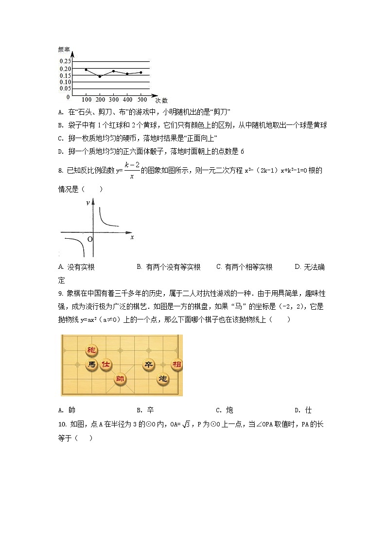 2022-2023学年广东省东莞市中考数学专项提升仿真模拟试题（3月4月）含解析第2页