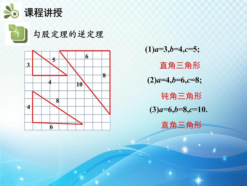 17.2 勾股定理的逆定理 人教版八年级数学下册教学课件06