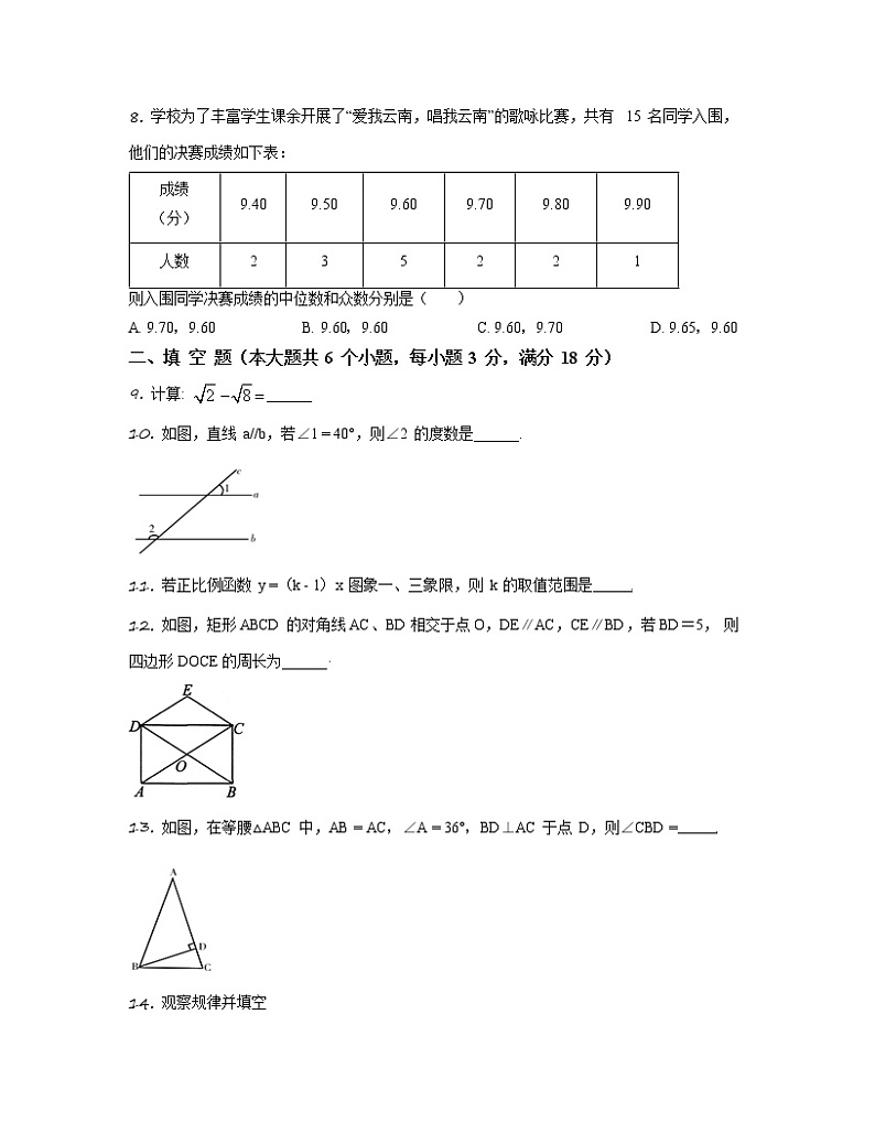 2022-2023学年山东省淄博市中考数学专项突破仿真模拟试题（二模三模）含解析02