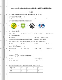 2022-2023学年海南省临高县中考数学专项提升仿真模拟试题（二模三模）含解析