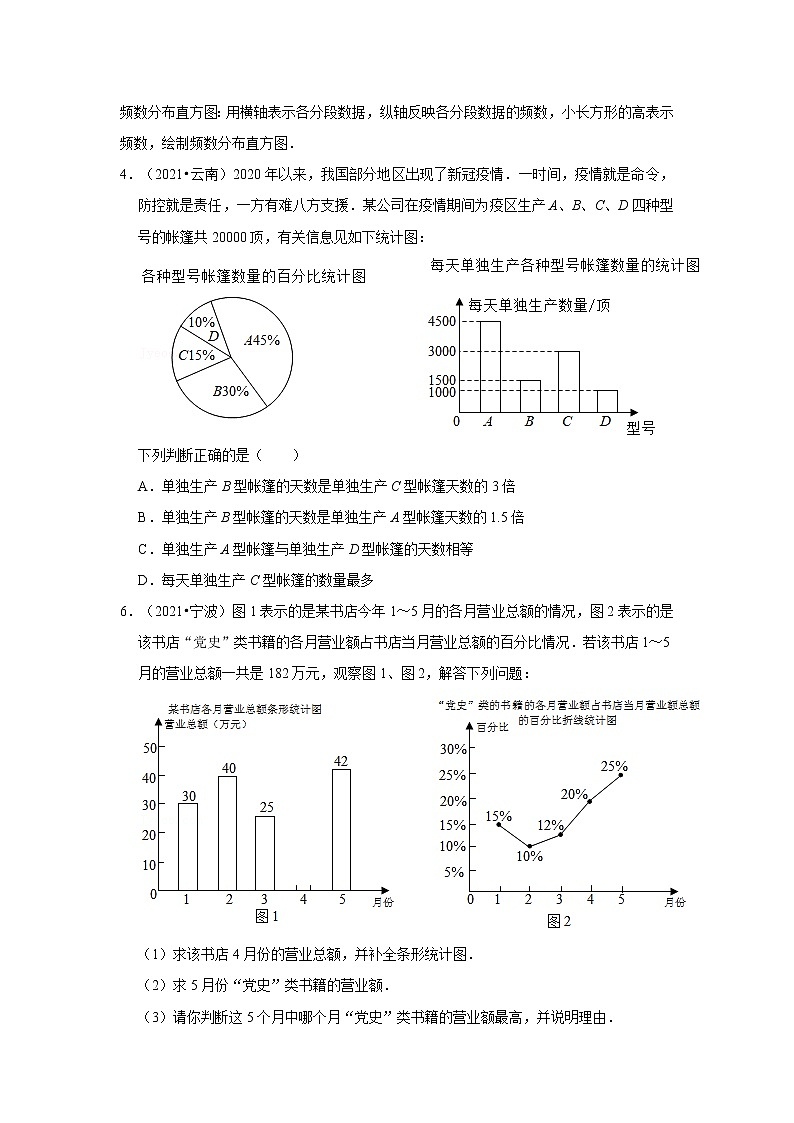 初中数学中考复习 考点35   统计与概率（原卷版）第3页