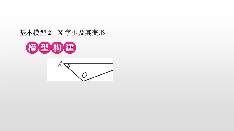 初中数学中考复习 万能解题模型(五)　相似三角形中常见基本模型课件PPT第7页