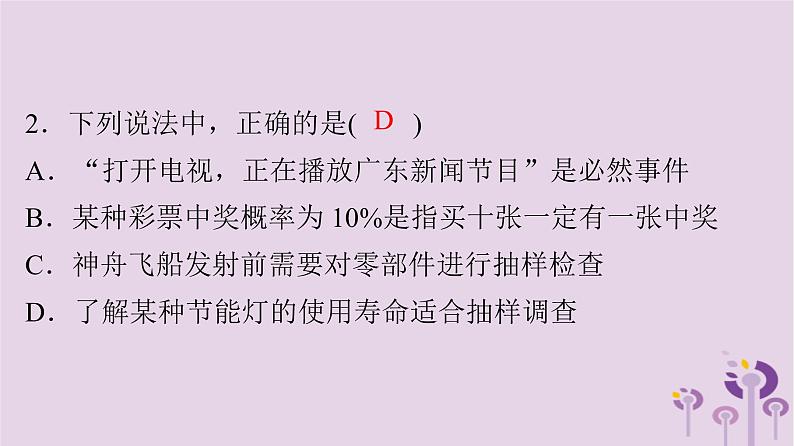 初中数学中考复习 中考数学突破复习天天测试2课件03