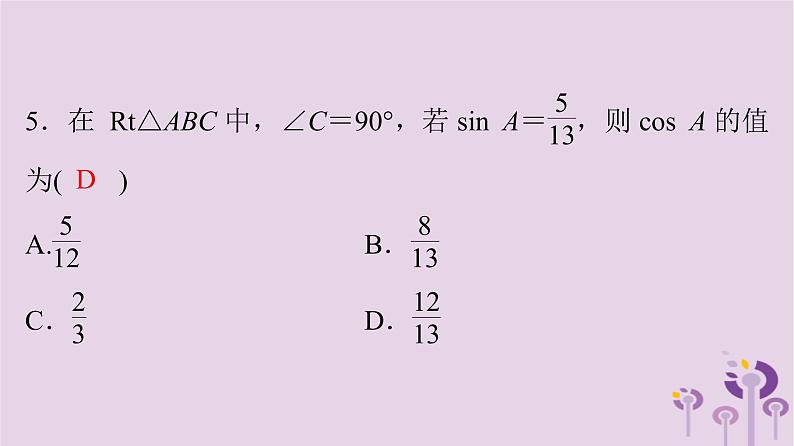 初中数学中考复习 中考数学突破复习天天测试9课件05