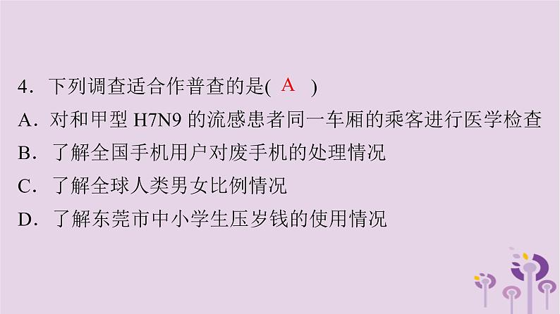 初中数学中考复习 中考数学突破复习天天测试10课件第4页