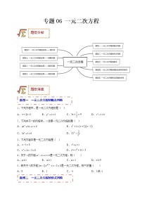 专题06 一元二次方程（题型归纳）-备战 中考数学一轮复习精品课件与题型归纳专练（全国通用）