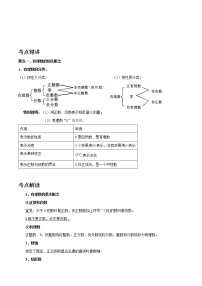 备战2023数学新中考二轮复习考点精讲精练（河北专用）突破01 有理数