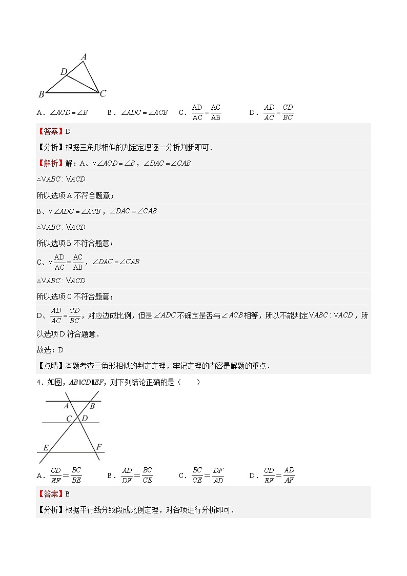 专题03 图形的相似（重点）（解析版）第2页