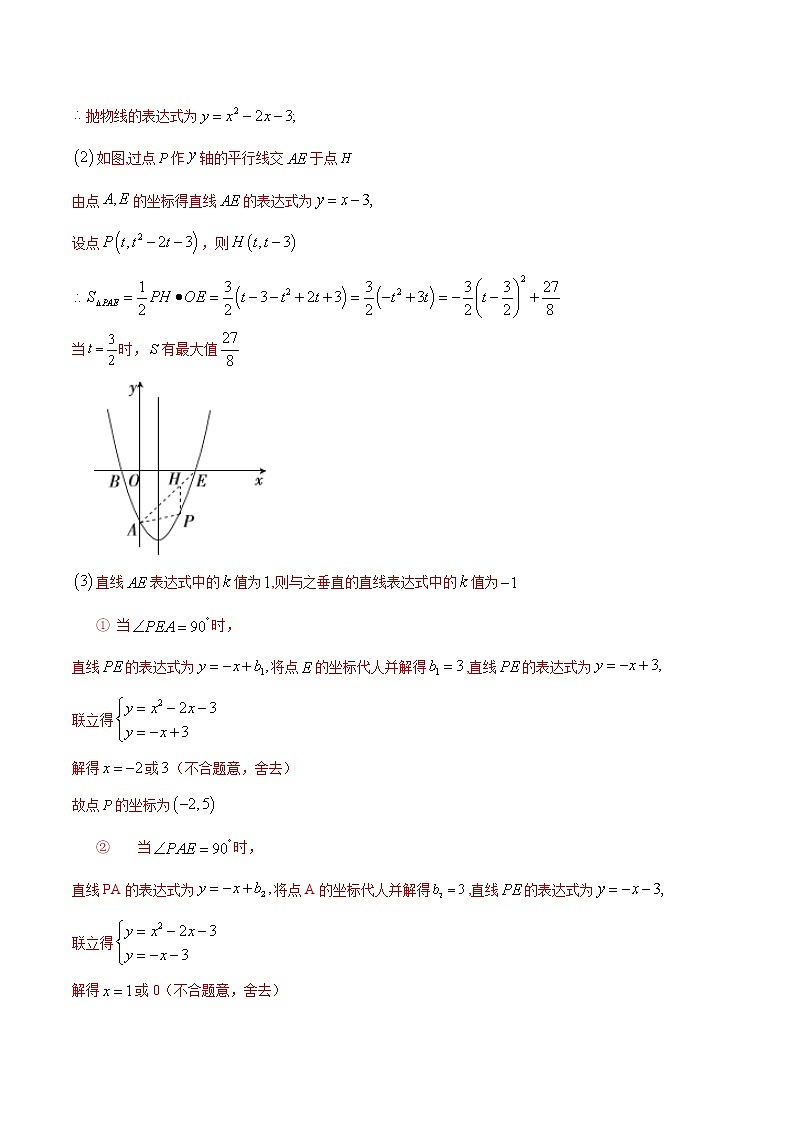 最新中考数学二次函数压轴300题终极突破提升训练（9）02