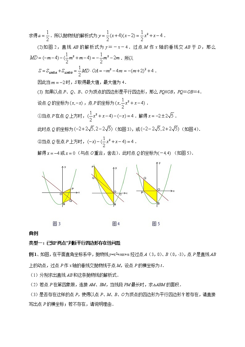 初中数学中考复习 专题3  抛物线上的特殊平行四边形问题探究-备战2020年中考数学压轴题专题研究第2页