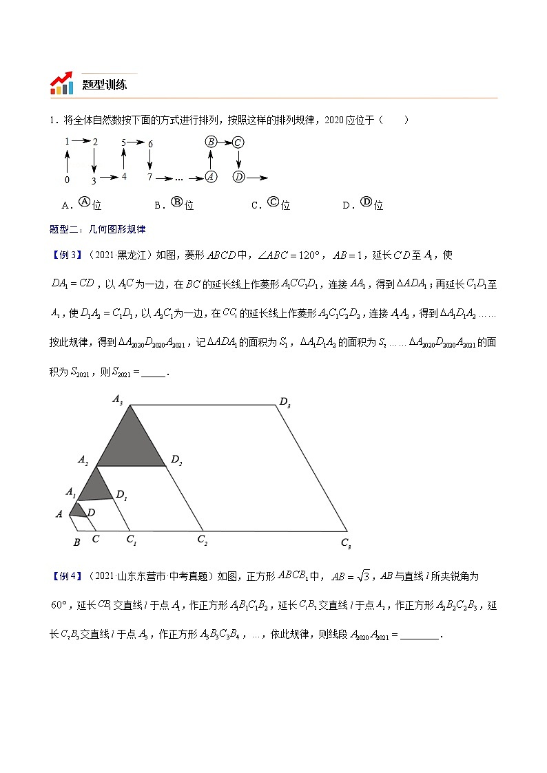初中数学中考复习 专题04 规律探究之图形【考点精讲】（原卷版）02