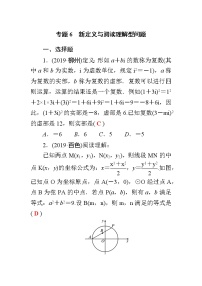 初中数学中考复习 专题6　新定义与阅读理解型问题