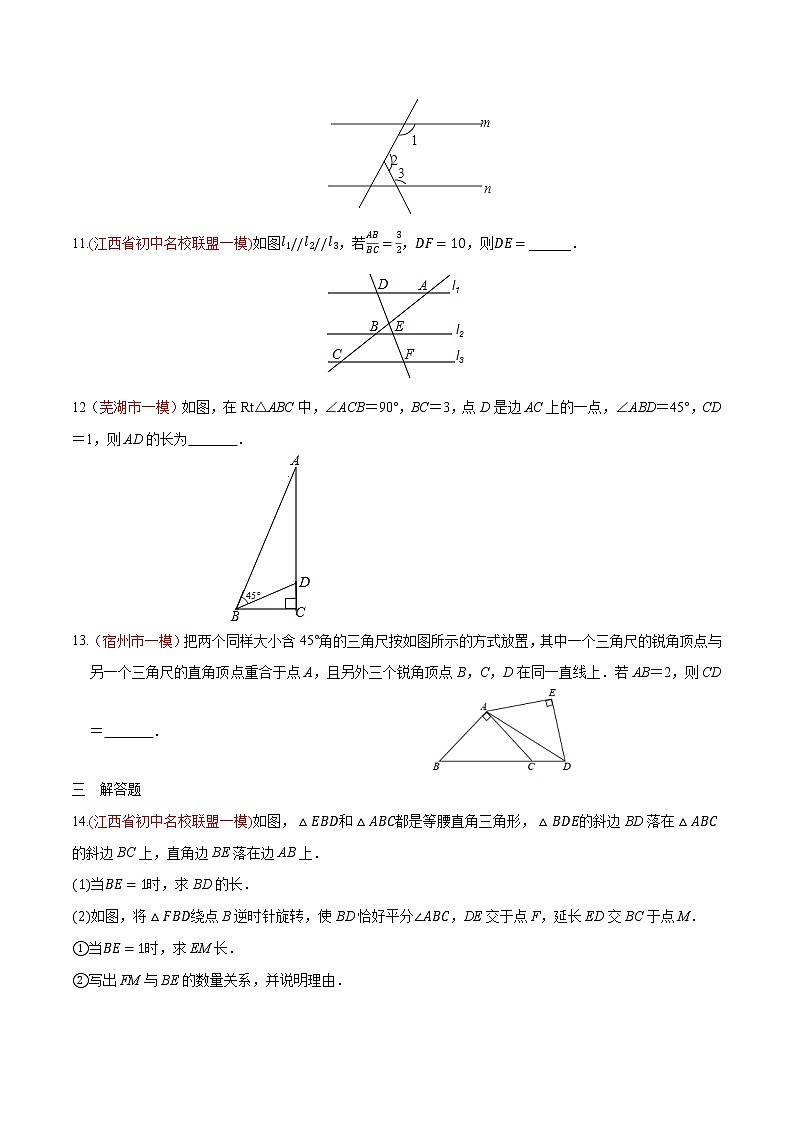 初中数学中考复习 专题07 三角形综合（原卷版）第3页