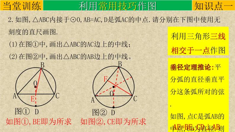 初中数学中考复习 专题06创新作图题-在圆中作图-2022年中考数学第二轮总复习课件（全国通用）06