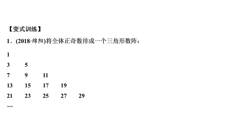 初中数学中考复习 专题3　规律探究问题课件PPT06