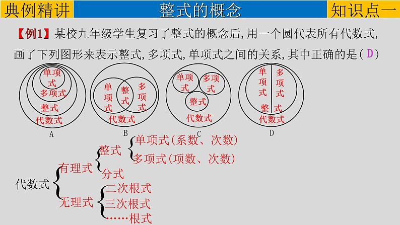 初中数学中考复习 专题1 2 整式-2022年中考数学第一轮总复习课件（全国通用）第3页