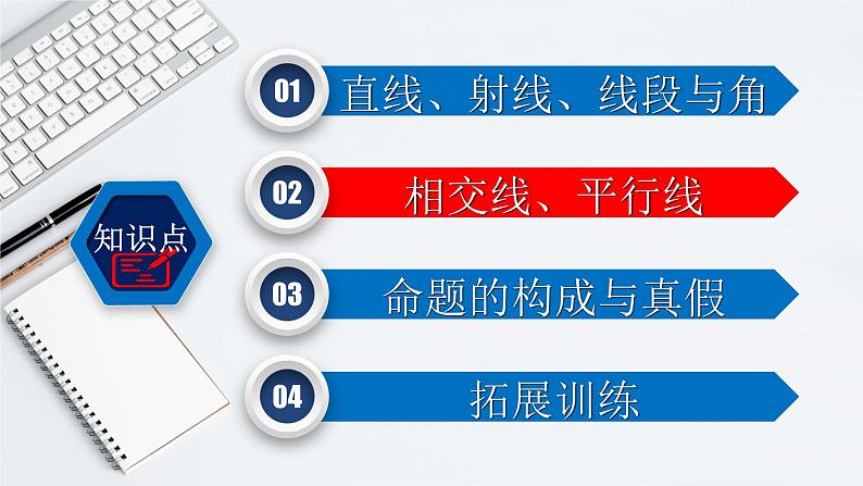 初中数学中考复习 专题4 1 几何初步-2022年中考数学第一轮总复习课件（全国通用）07