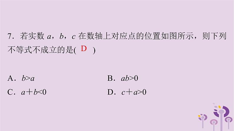 初中数学中考复习 中考数学突破复习天天测试31课件06