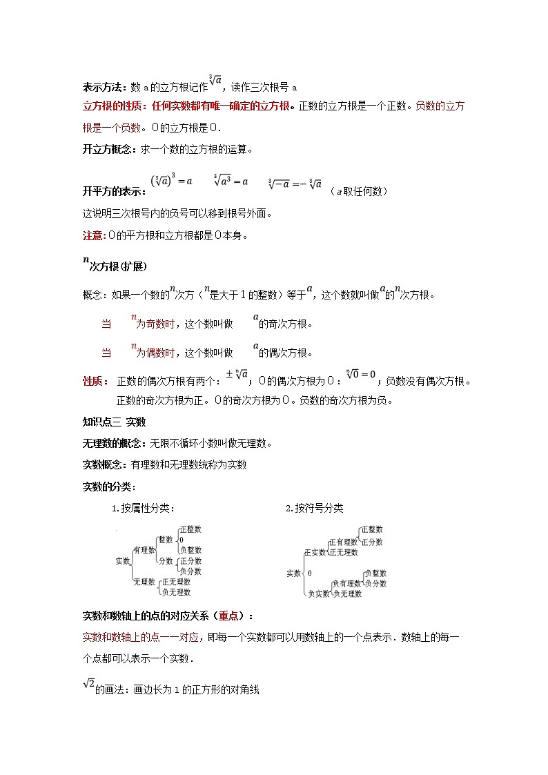 2022-2023 数学冀教版新中考精讲精练 考点04 实数02